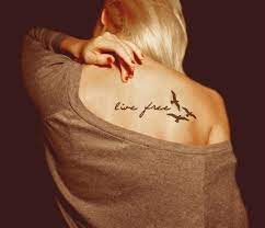 Pin by Kristin Youngblood on Tattoos | Tattoos, Live free tattoo, Bird  shoulder tattoos