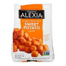 alexia sweet potato puffs crispy bite