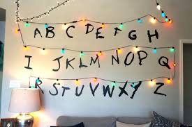 Stranger Alphabet Wall Decals Scary