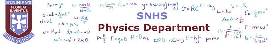 Advanced Higher Physics St Ninian S