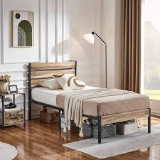 Vecelo Twin Bed Frame Multi Colored