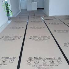 high density paperboard temporary floor