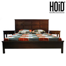 sedo king size bed with 2 side tables