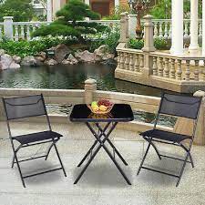 There are 62526 square dining table for sale on etsy, and they cost 560,81 $ on average. Outdoor Patio 3pc Folding Square Table And Chair Suit Set Garden Bistro Backyard Yard Garden Outdoor Living Patio Garden Furniture