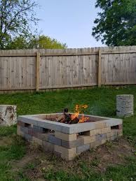 building a backyard fire pit