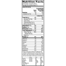quick 1minute oats nutrition