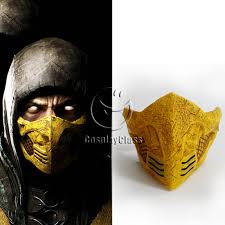 Inspired by the scorpion new mask mortal kombat movie 2021. Mortal Kombat Mk Scorpion Mask Cosplay Accessory Prop Cosplayclass