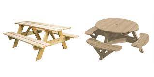 6 Free Picnic Table Plans Pdfs For