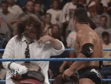 Most recently he appeared as the general manager of raw. Mankind Wwe Gifs Tenor