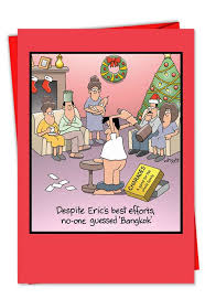 Free shipping on orders over $25 shipped by amazon. Bangkok Charade Cartoon Christmas Card By Tim Whyatt