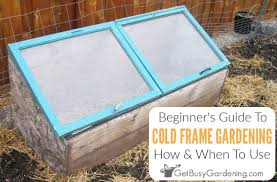 Cold Frame Gardening