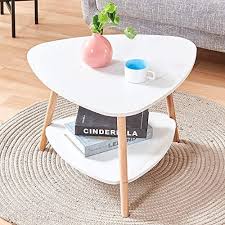 2 Tier Round Coffee Table Side Table