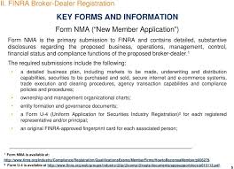 Finra Bd Registration 101 A Primer On Finra Broker Dealer