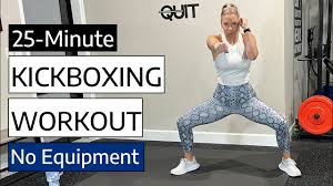 25 minute kickboxing workout no