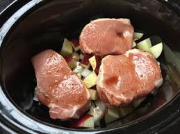 slow cooker pork chops apples and
