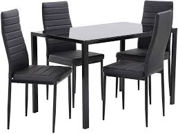 Comfy chairs and sturdy table. Black Dining Room Table Set Wild Country Fine Arts