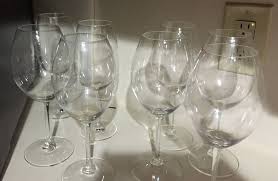 Clean Cloudy Wine Glasses