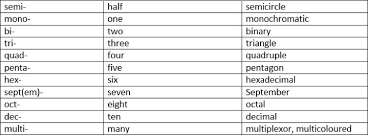 Prefixes Suffixes Health Sciences Education And Wellness