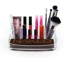 clear acrylic makeup storage organiser