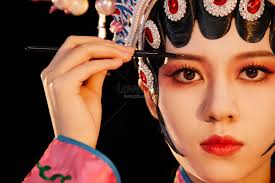 chinese opera huadan makeup thrush