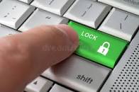 Image result for finger on the lock key