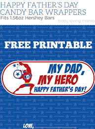 Exclusive for kenarry subscribers, receive the free printable christmas candy bar wrappers by signing up below. Father S Day Free Printable Candy Wrapper My Dad My Hero Finding Zest