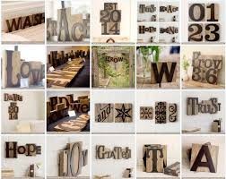 Wooden Letter Press Block Letters From