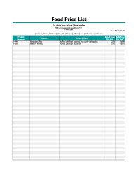 40 Free Price List Templates Price Sheet Templates Template Lab
