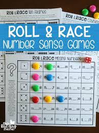 roll and race number sense games this