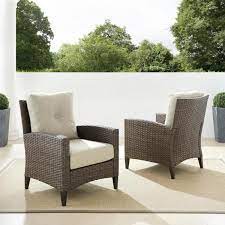 Back Wicker Outdoor Lounge Chair
