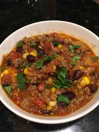 ground beef chili with beans recipe