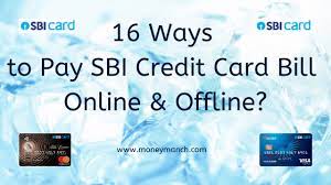 1.4 get payment done with online sbi. 16 Ways To Pay Sbi Credit Card Bill Online Offline Moneymanch