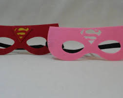 Supergirl Mask Etsy