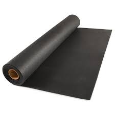1 2 inch rubber flooring rolls black
