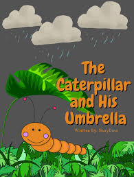 the caterpillar and his umbrella