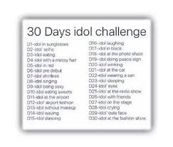 30 day idol challenge celeb world amino