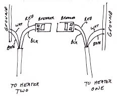 baseboard heater wiring question