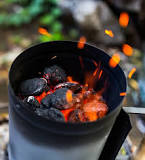 How do you keep charcoal burning for hours?