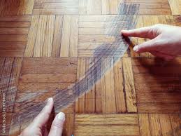 old scratched parquet flooring needs