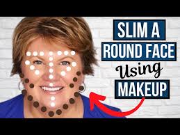 round face look slimmer over 50