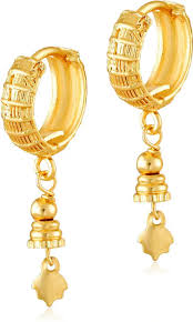 Buy Vighnaharta Gold-Plated Hoop Earring (Women And Girls) Online at Best  Prices in India - JioMart.
