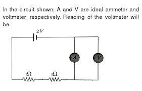 An ammeter, on the other hand, measures the electric current in amperes. In The Circuit Shown A And V Are Ideal Ammeter And Voltmeter Resp