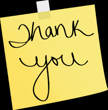 Here you will find some examples of various thank you card wording. Sticky Note Thank You Image Sticky Note Thank You Clip Art