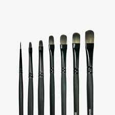 sunaura brush small badgerlon set of7