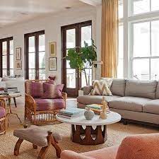 Orange And Taupe Living Room Design Ideas