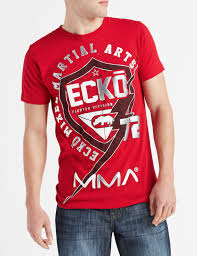 Details About Ecko Unltd Mma Authentic Mens Crew Neck Short Sleeve Red T Shirt Size L 70311