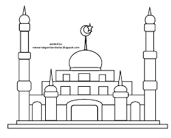 Contoh gambar masjid dengan pensil simak gambar berikut. Karikatur Contoh Gambar Masjid Kartun Ideku Unik