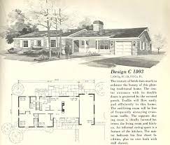 Vintage House Plans 1960s Ranches And