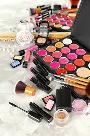 professional makeup kit stock photo by