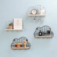 Wrought Iron Grid Cloud Shaped Wall